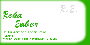 reka ember business card